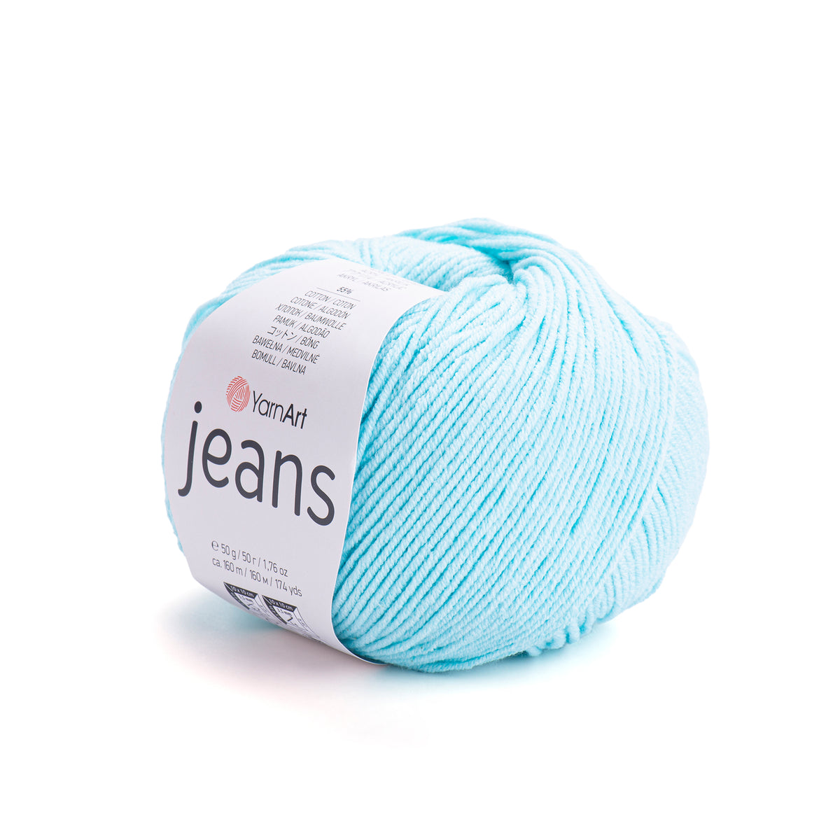 YarnArt Jeans mezgimo siūlai 50g (medvilnė, akrilanas)