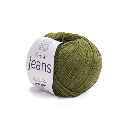 YarnArt Jeans mezgimo siūlai 50g (medvilnė, akrilanas)