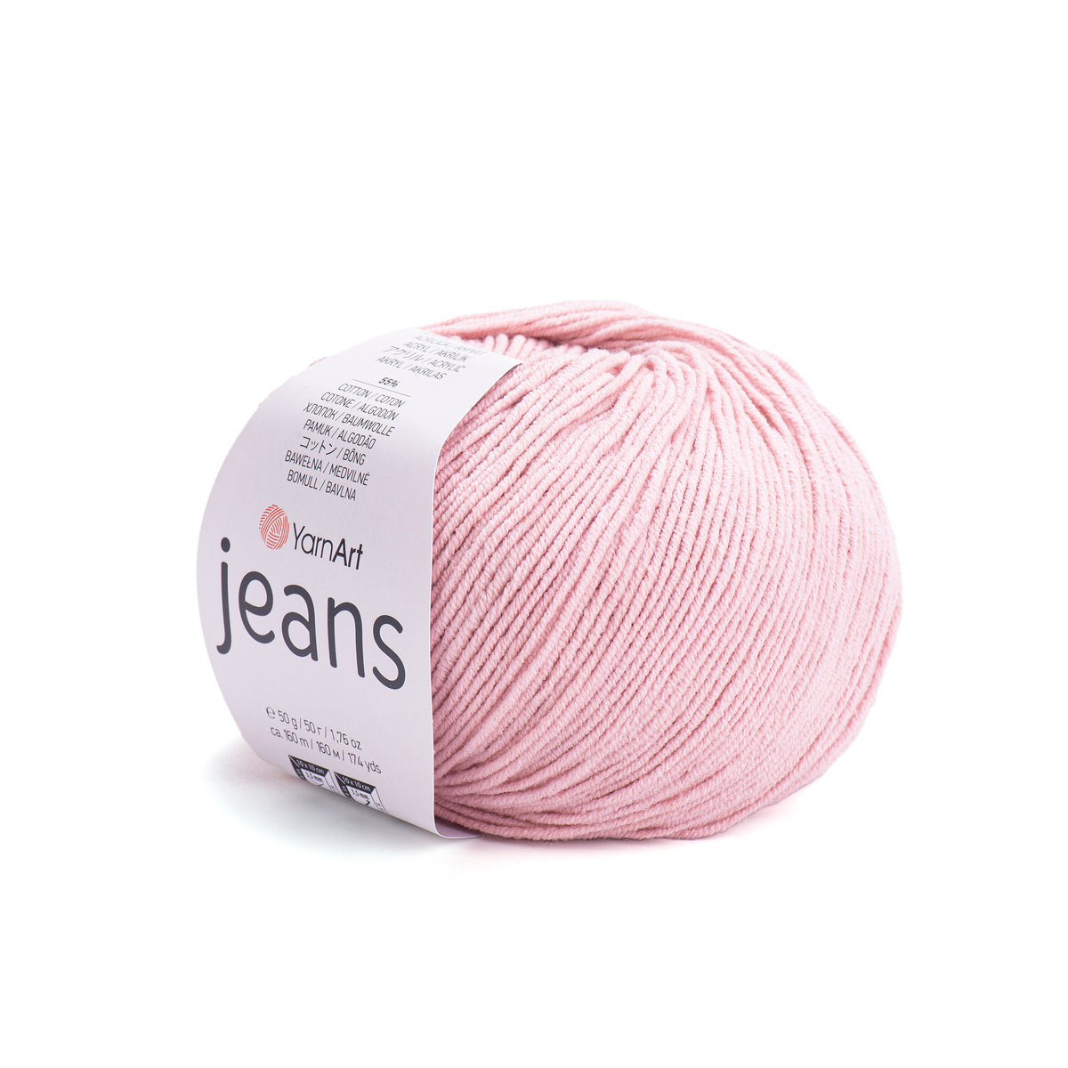YarnArt Jeans mezgimo siūlai 50g (medvilnė, akrilanas)