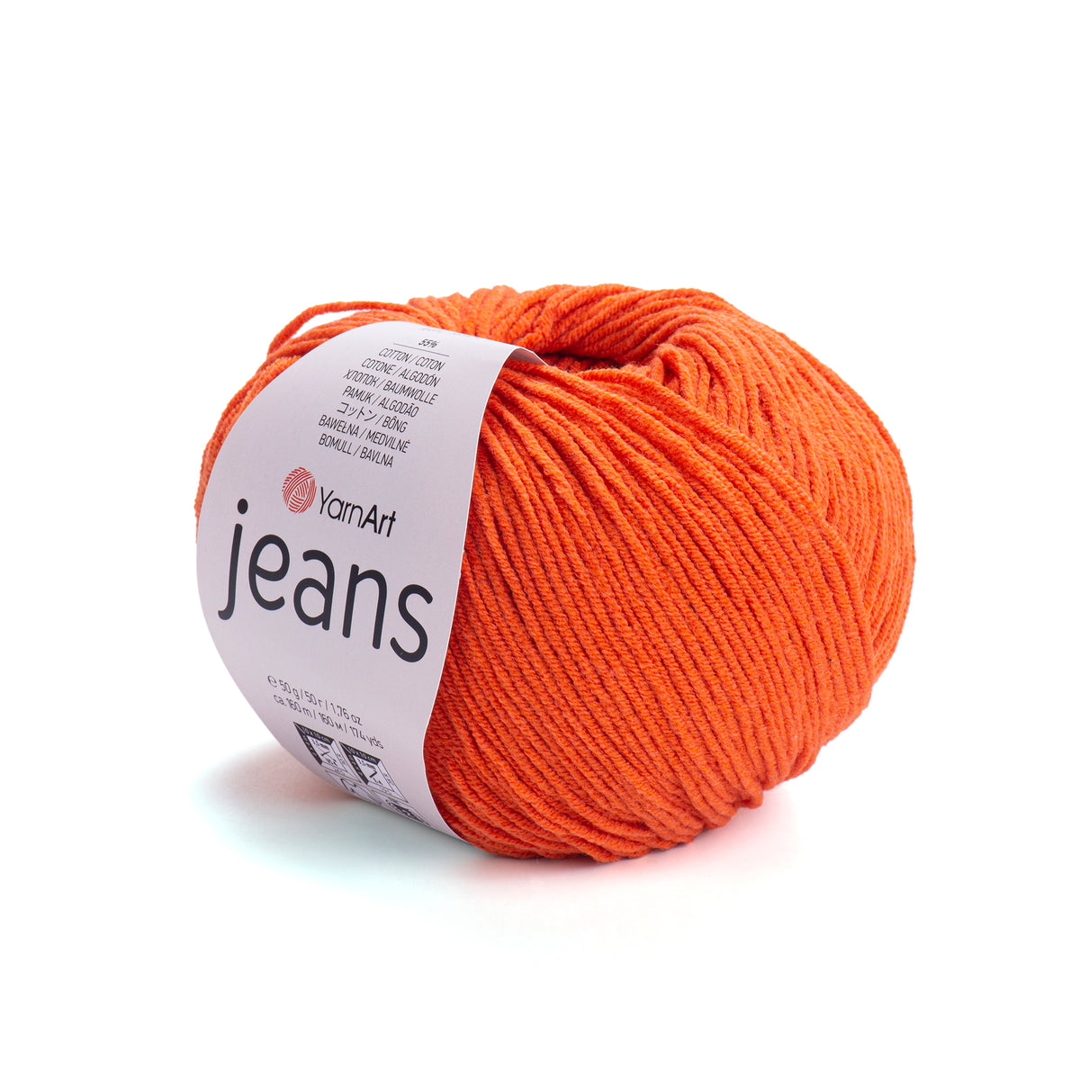 YarnArt Jeans mezgimo siūlai 50g (medvilnė, akrilanas)