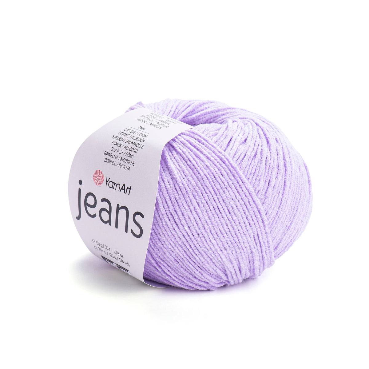 YarnArt Jeans mezgimo siūlai 50g (medvilnė, akrilanas)
