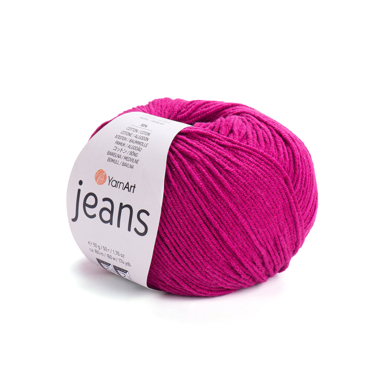 YarnArt Jeans mezgimo siūlai 50g (medvilnė, akrilanas)