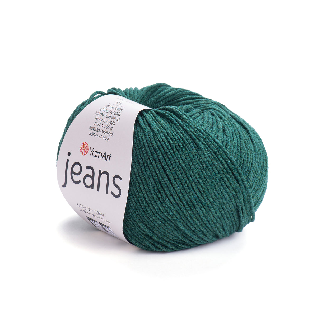 YarnArt Jeans mezgimo siūlai 50g (medvilnė, akrilanas)