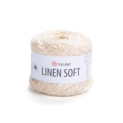 YarnArt Linen Soft siūlai 100g (linas, viskozė, medvilnė)