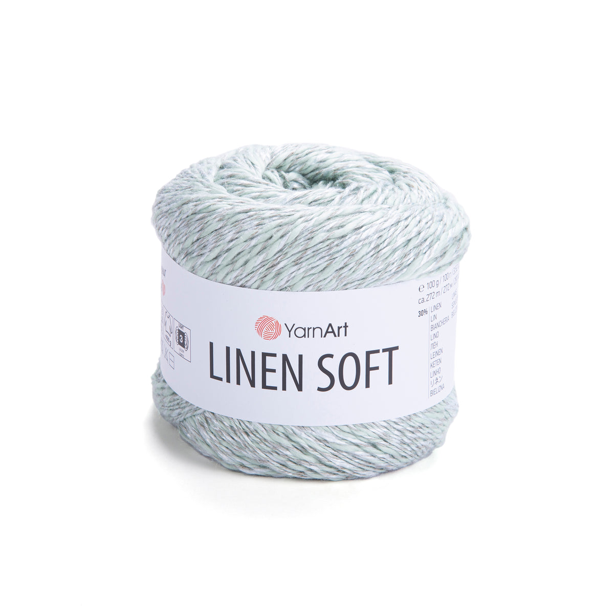 YarnArt Linen Soft siūlai 100g (linas, viskozė, medvilnė)