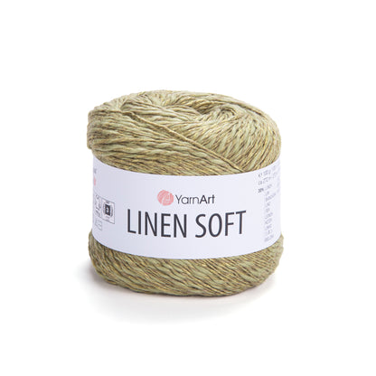 YarnArt Linen Soft siūlai 100g (linas, viskozė, medvilnė)