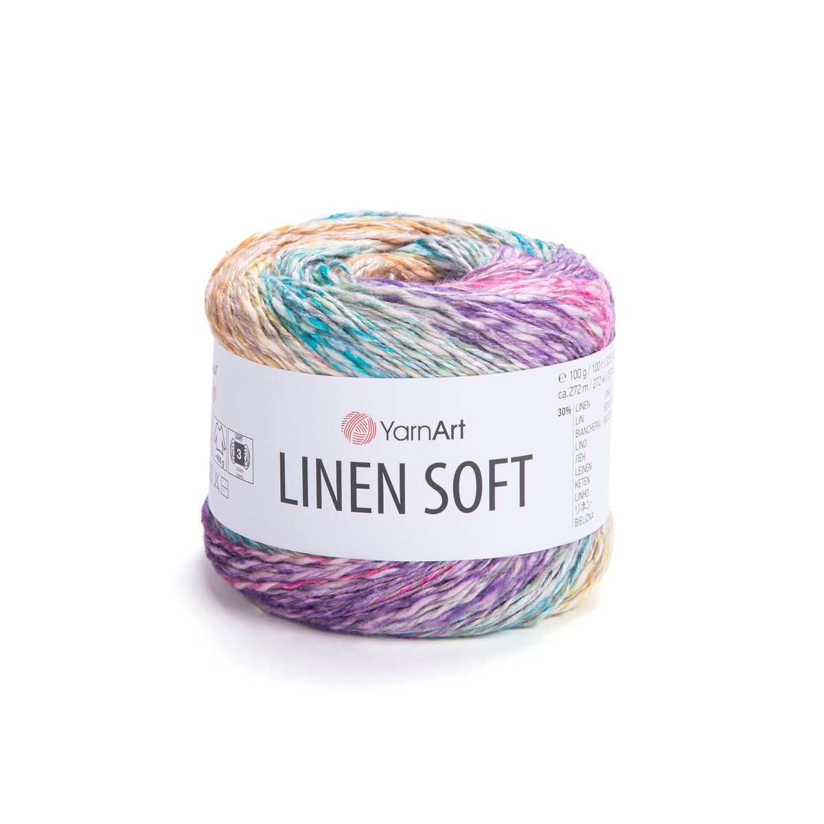 YarnArt Linen Soft siūlai 100g (linas, viskozė, medvilnė)