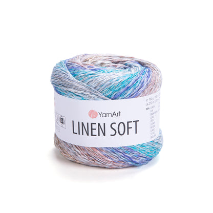 YarnArt Linen Soft siūlai 100g (linas, viskozė, medvilnė)