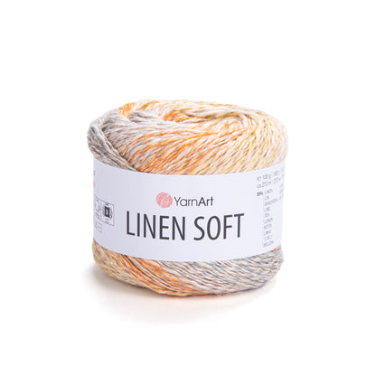 YarnArt Linen Soft siūlai 100g (linas, viskozė, medvilnė)