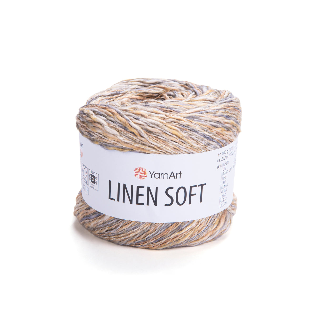 YarnArt Linen Soft siūlai 100g (linas, viskozė, medvilnė)