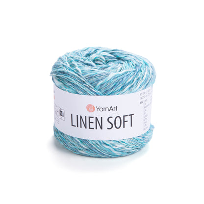 YarnArt Linen Soft siūlai 100g (linas, viskozė, medvilnė)