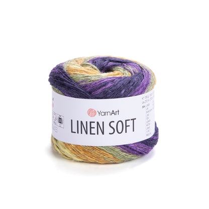 YarnArt Linen Soft siūlai 100g (linas, viskozė, medvilnė)