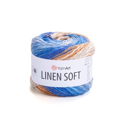 YarnArt Linen Soft siūlai 100g (linas, viskozė, medvilnė)