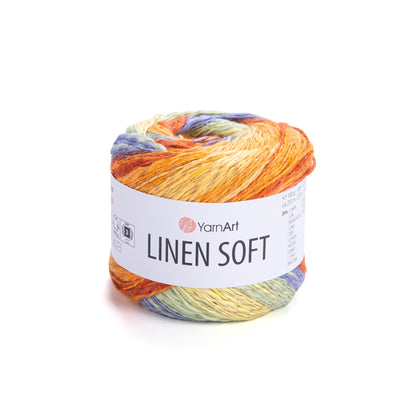 YarnArt Linen Soft siūlai 100g (linas, viskozė, medvilnė)