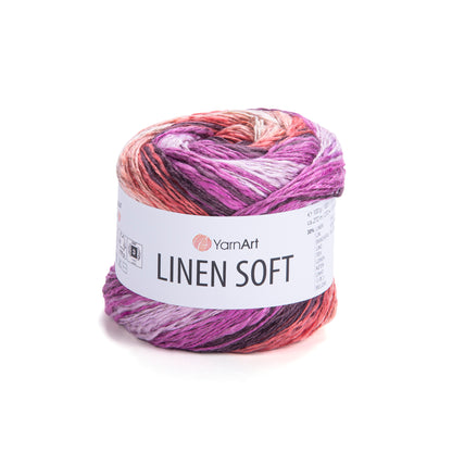 YarnArt Linen Soft siūlai 100g (linas, viskozė, medvilnė)