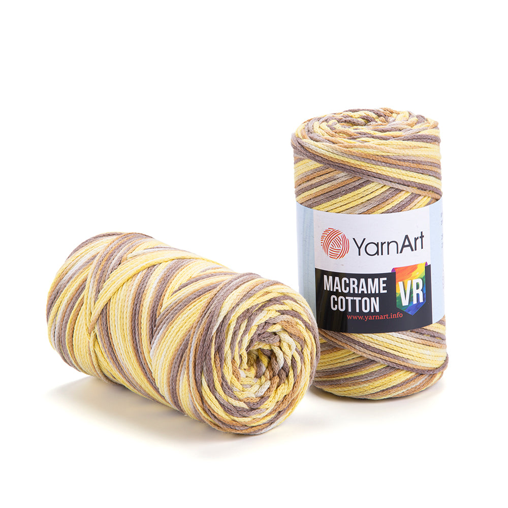 YarnArt Macrame Cotton VR 250g (medvilnė, poliesteris)