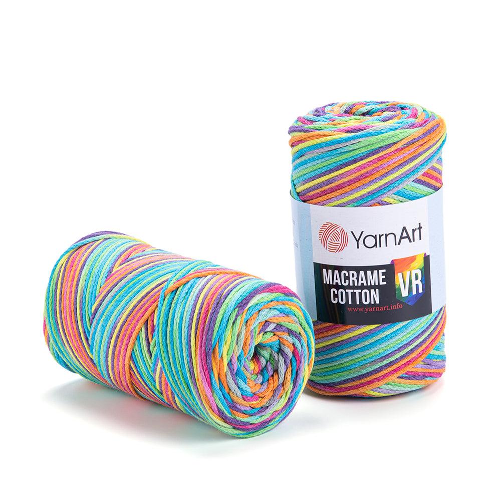 YarnArt Macrame Cotton VR 250g (medvilnė, poliesteris) - Pasaulio Siūlai