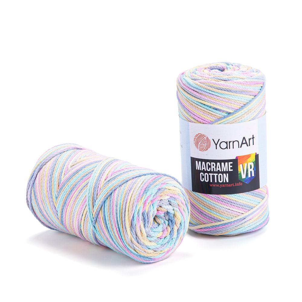 YarnArt Macrame Cotton VR 250g (medvilnė, poliesteris) - Pasaulio Siūlai