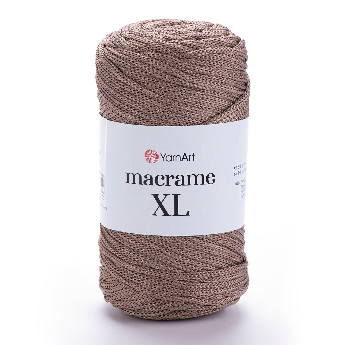 YarnArt Macrame XL Virvutė 250g (poliesters)