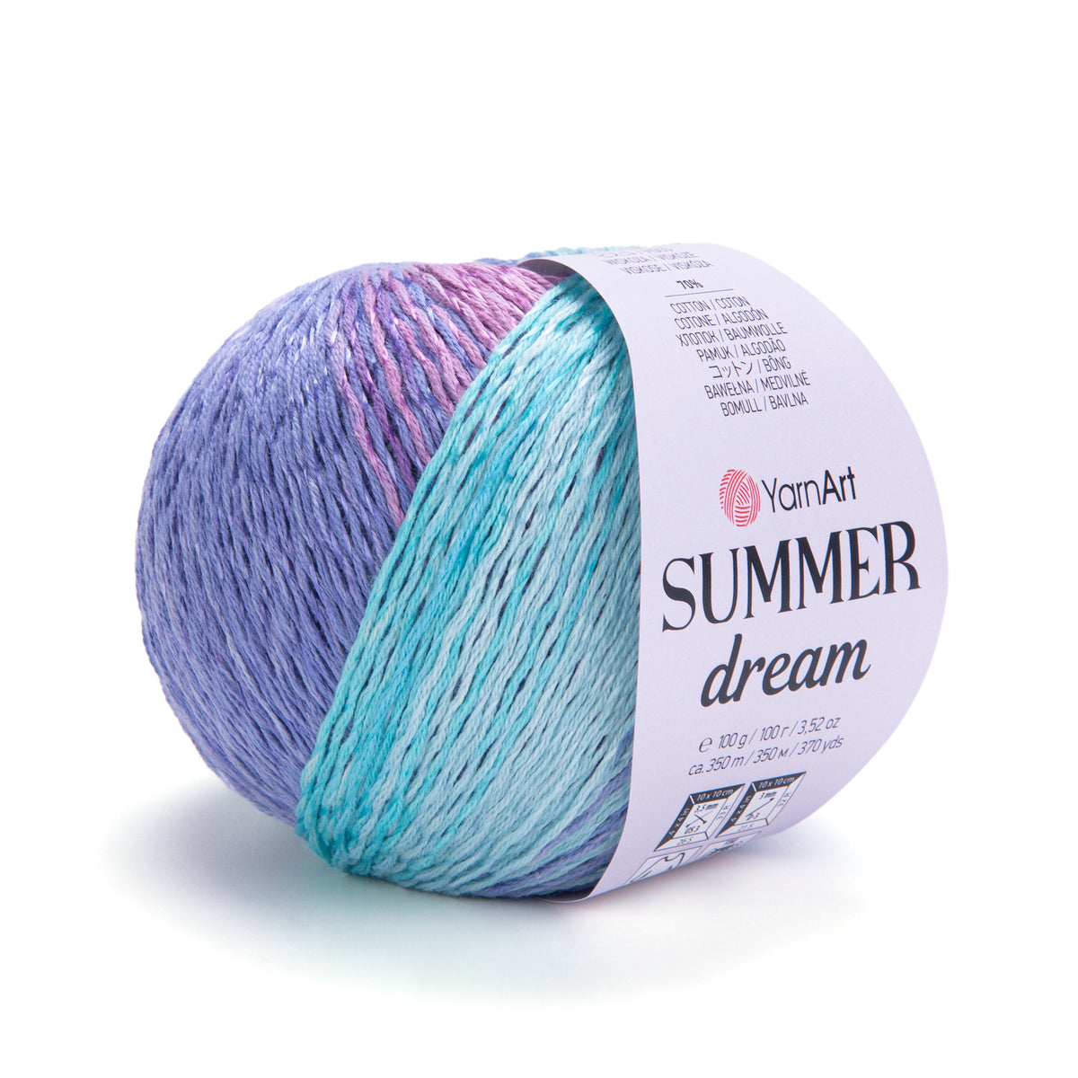YarnArt Summer Dream diegi 100g (kokvilna, viskoze)
