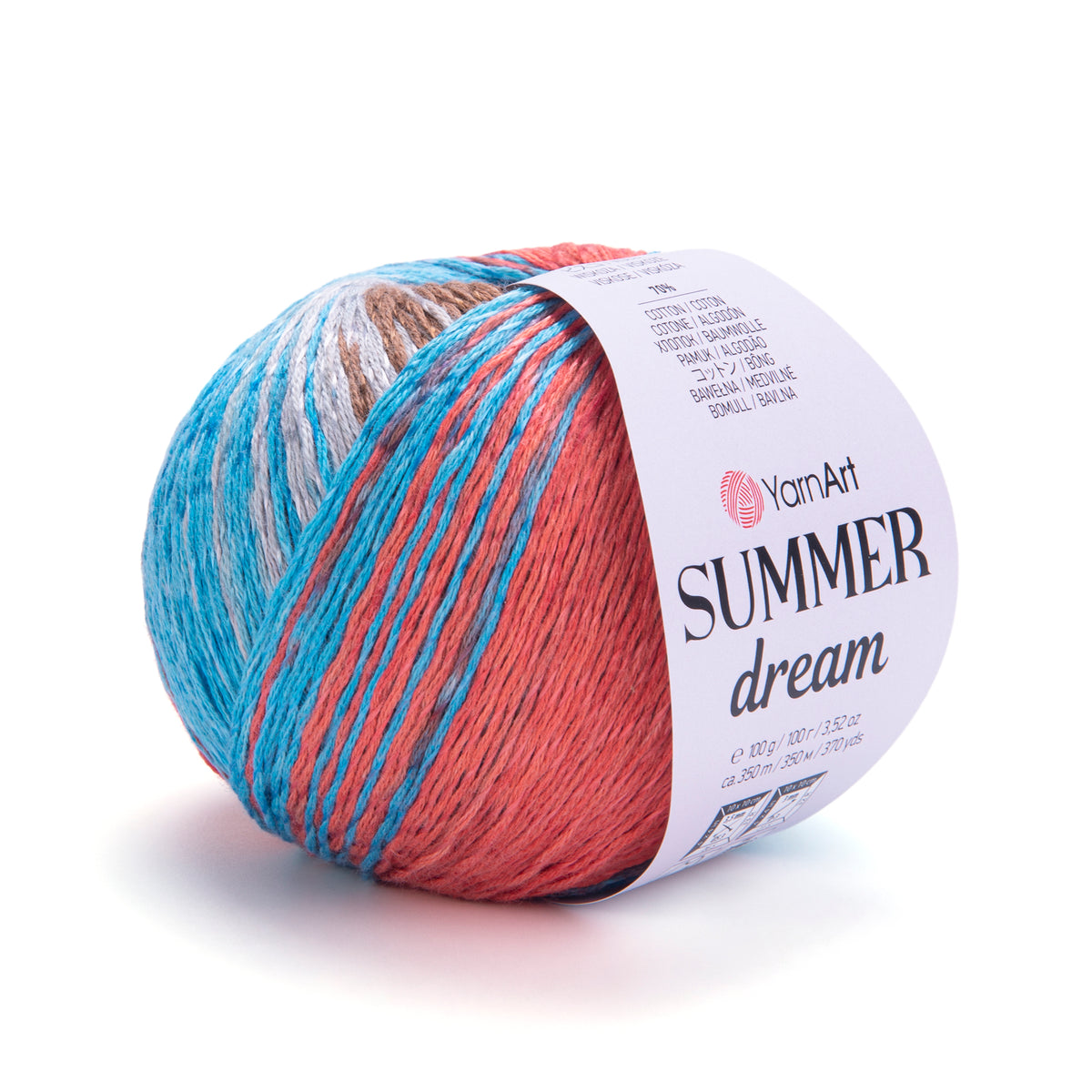 YarnArt Summer Dream diegi 100g (kokvilna, viskoze)