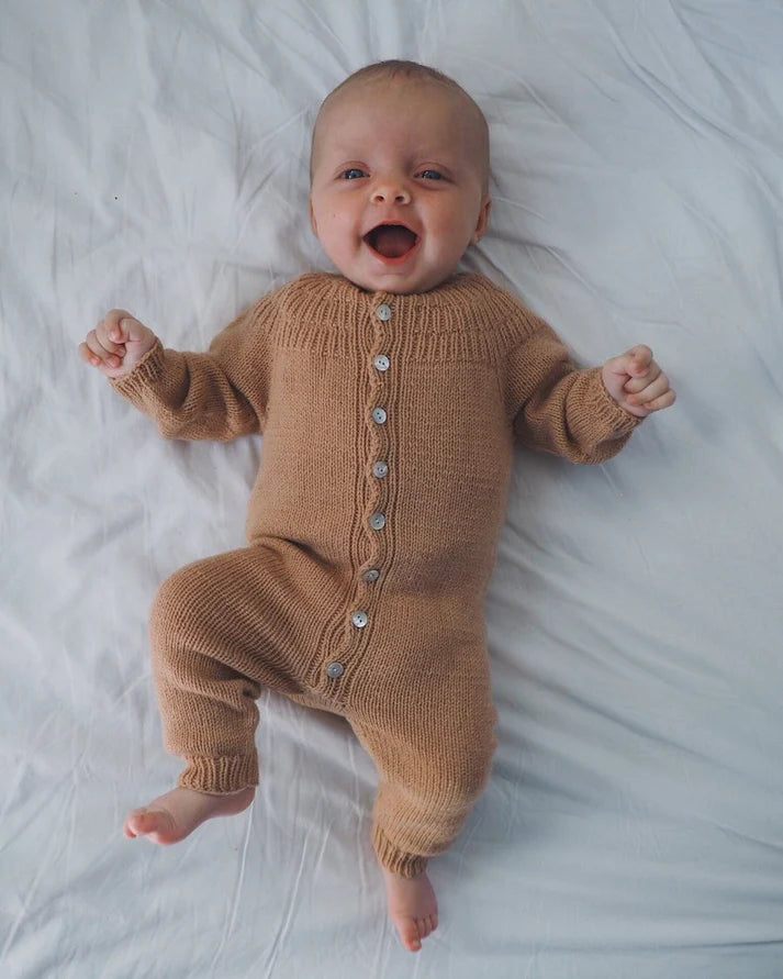 PetiteKnit Anker's Onesie Baby - Schema