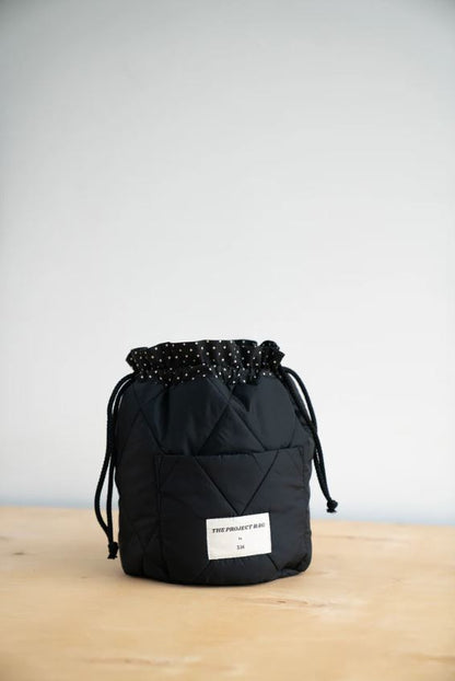 3.14 Black Project Bag (Mezgėjos krepšys)