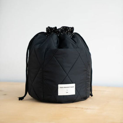 3.14 Black Project Bag (Mezgėjos krepšys)