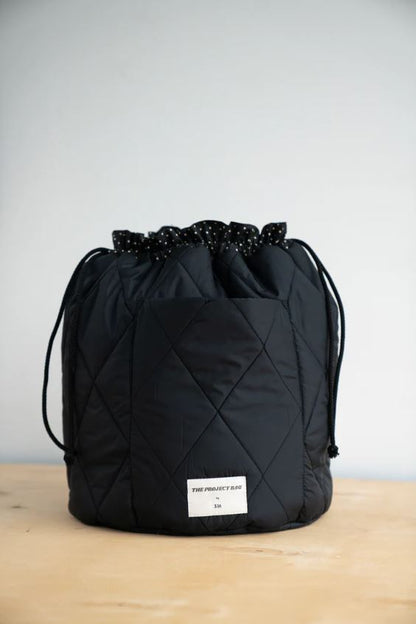 3.14 Black Project Bag (Mezgėjos krepšys)