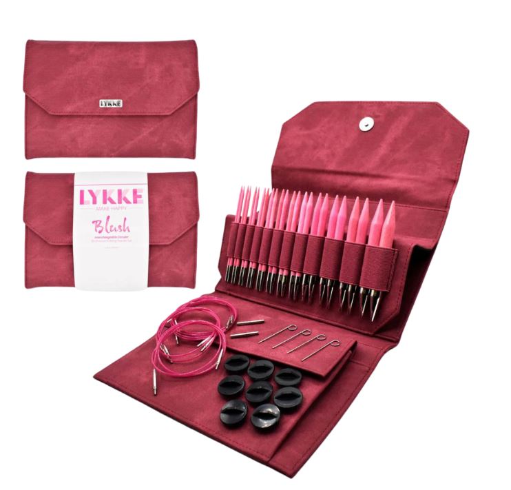 Lykke Blush 13cm medinių prisukamų virbalų rinkinys