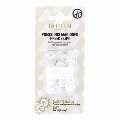 Bohin plastikinės užspaudžiamos sagos 13mm 8vnt.