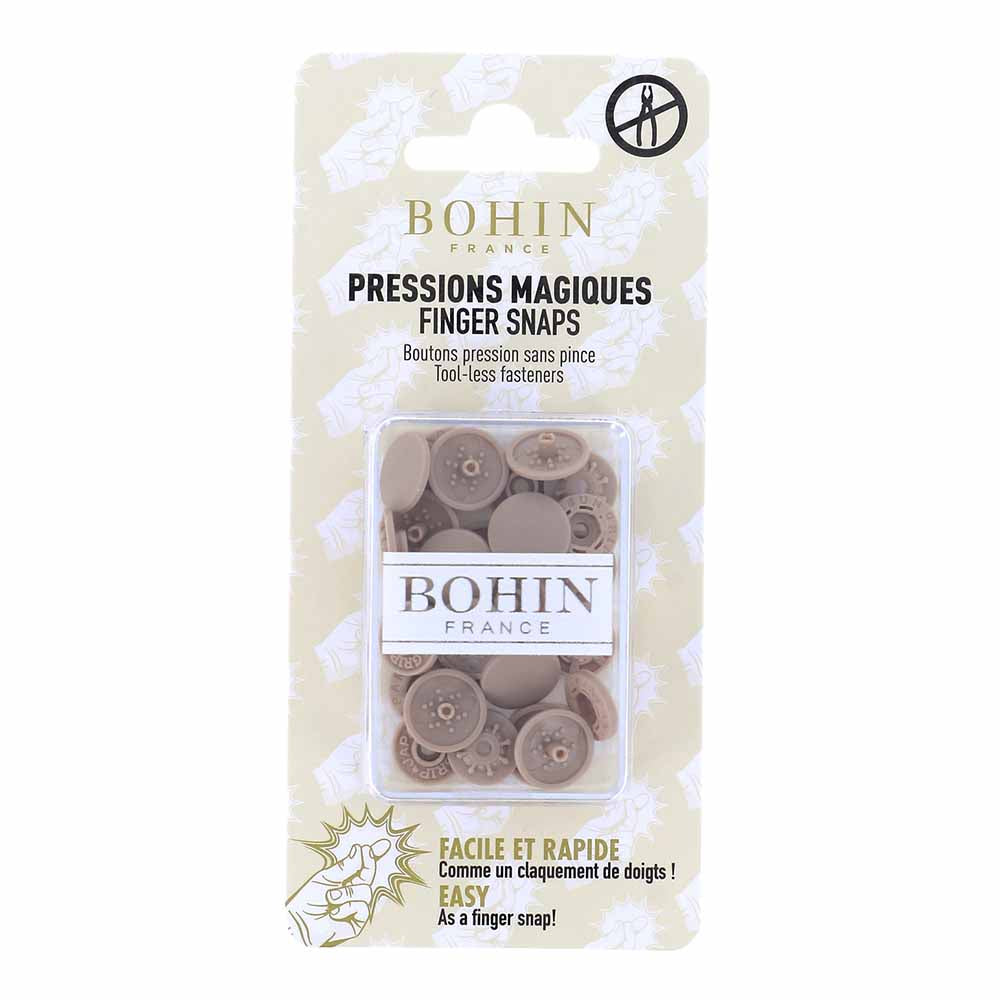 Bohin plastikinės užspaudžiamos sagos 13mm 8vnt.