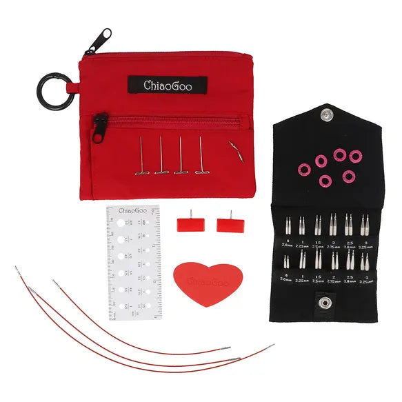 Chiaogoo Twist Lace Combo 5cm - 8cm virbalų rinkinys keičiamu valu (2.00-3.25mm)