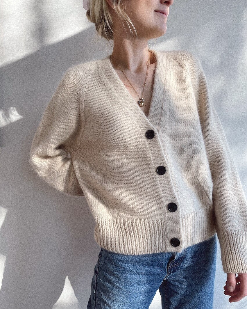 PetiteKnit Champagne Cardigan - Schema