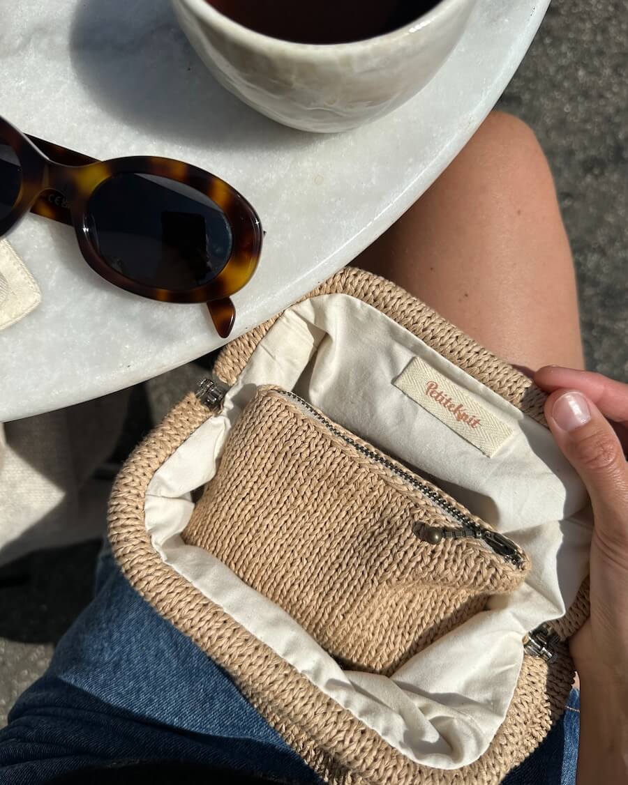 PetiteKnit pamušalas "Small frame clutch" (Juno bag)