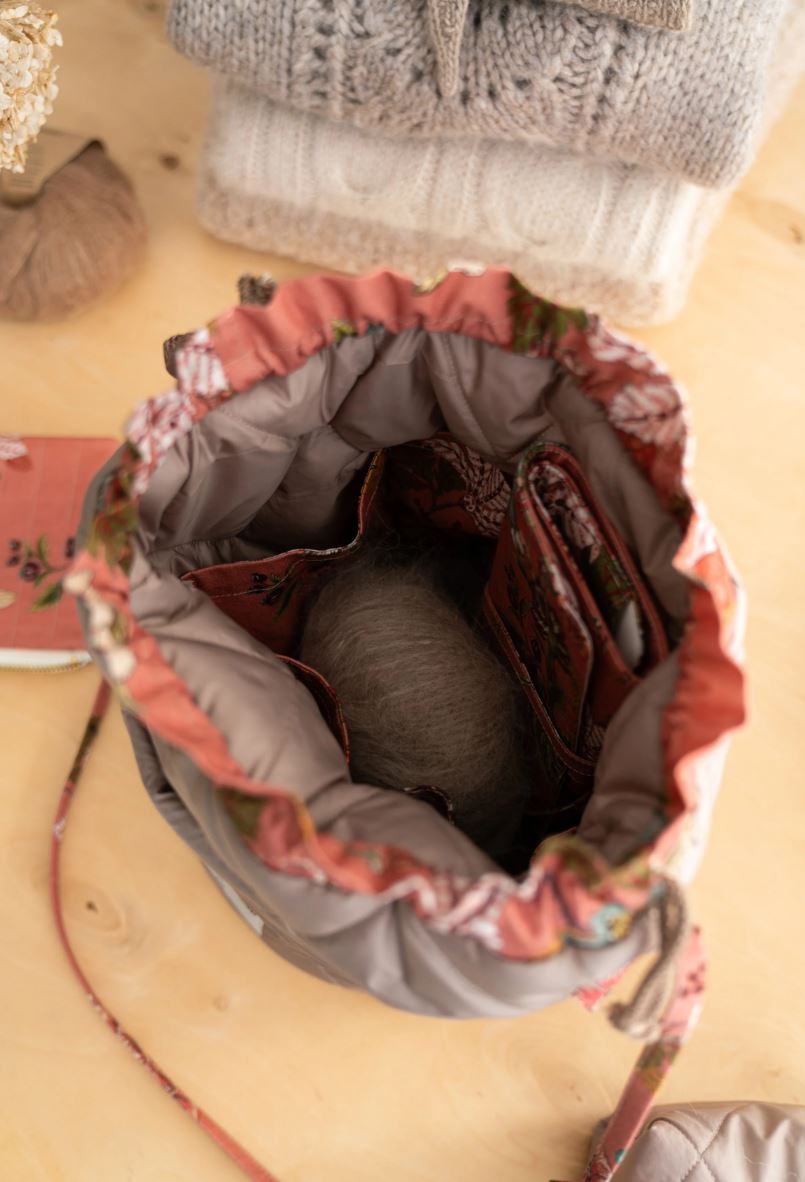 3.14 Cocoa Project Bag (Mezgėjos krepšys)