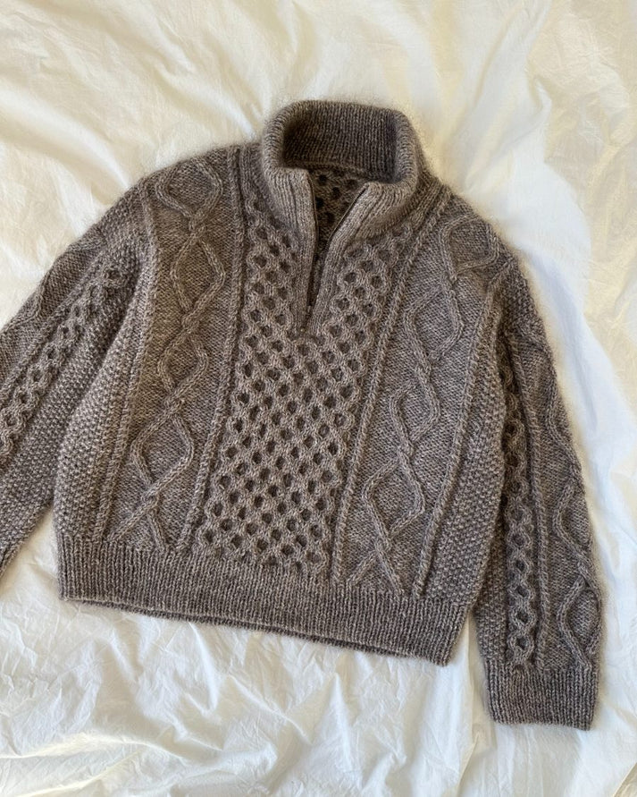 PetiteKnit Dagmar Zipper Sweater - Schema