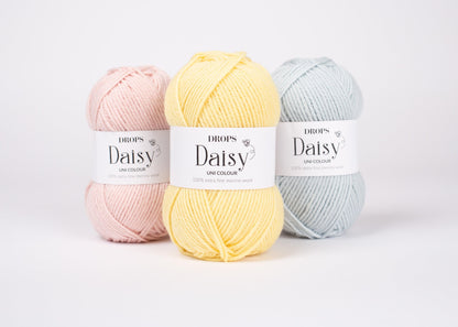 DROPS Daisy mezgimo siūlai 50g (merino vilna) - Pasaulio Siūlai