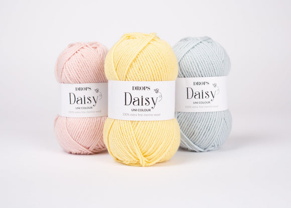 DROPS Daisy mezgimo siūlai 50g (merino vilna) - Pasaulio Siūlai
