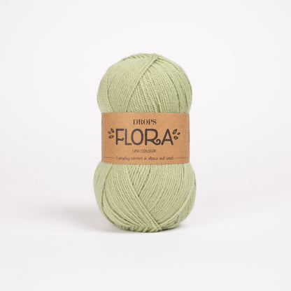Drops Flora mezgimo siūlai 50g (vilna, alpaka)