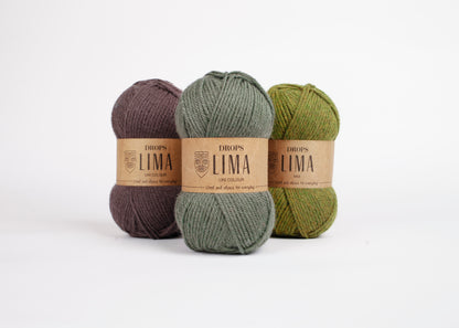 DROPS Lima mezgimo siūlai 50g (vilna, alpaka)