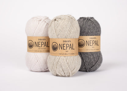DROPS Nepal knitting yarn 50g (wool, alpaca)