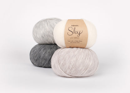DROPS Sky knitting yarn 50g (alpaca, wool, polyamide)