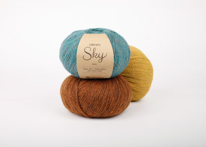 DROPS Sky knitting yarn 50g (alpaca, wool, polyamide)