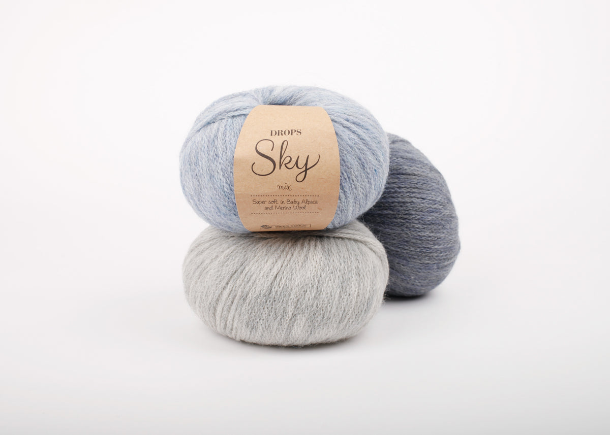 DROPS Sky knitting yarn 50g (alpaca, wool, polyamide)