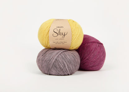 DROPS Sky knitting yarn 50g (alpaca, wool, polyamide)