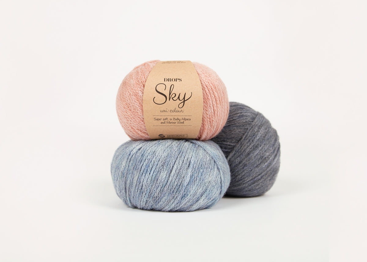 DROPS Sky knitting yarn 50g (alpaca, wool, polyamide)