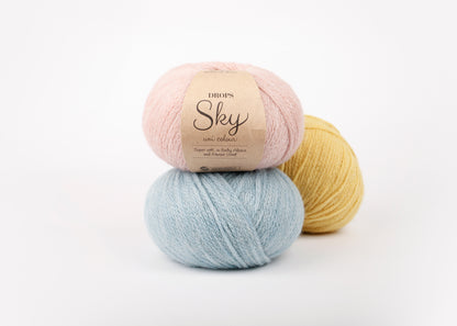 DROPS Sky knitting yarn 50g (alpaca, wool, polyamide)