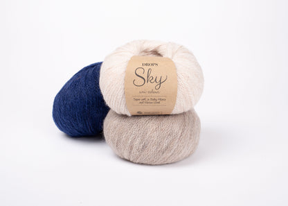 DROPS Sky knitting yarn 50g (alpaca, wool, polyamide)