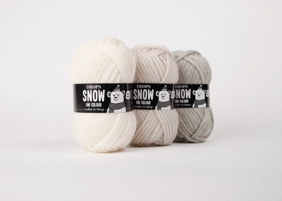 DROPS Snow mezgimo siūlai 50g (vilna) - Pasaulio Siūlai